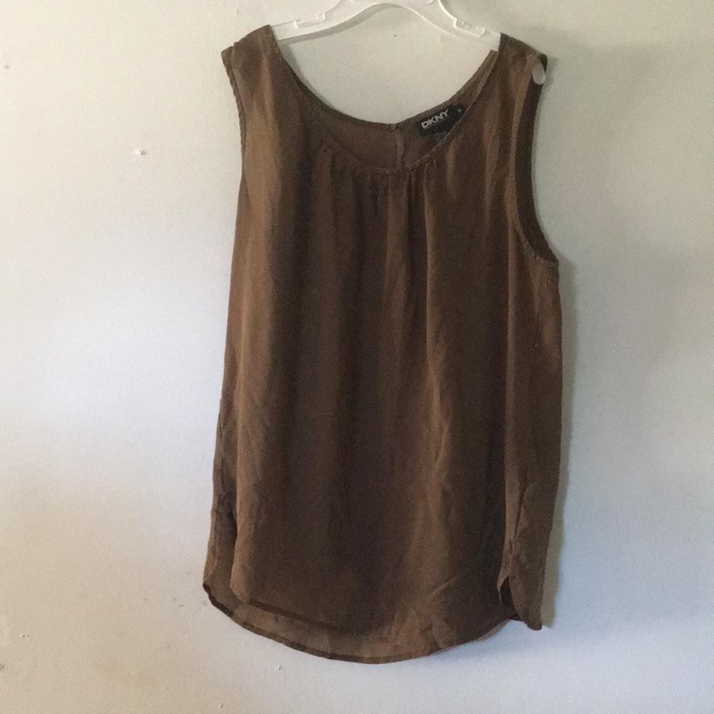 Brown DKNY tank top